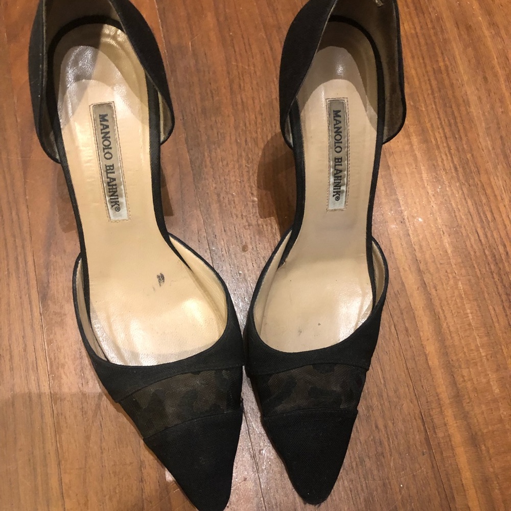 Manolo Blahnik Black Heels